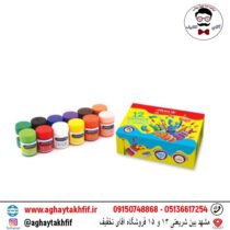 گواش 12 رنگ مقوایی آریا
