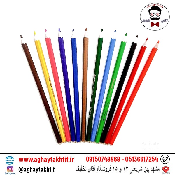 مداد رنگی 12 رنگ ادمیرال