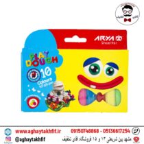 خمیر 10 رنگ مقوایی آریا