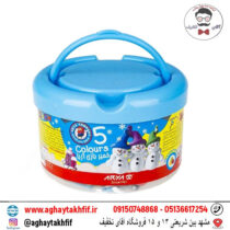 خمیر 5 رنگ سطلی آریا