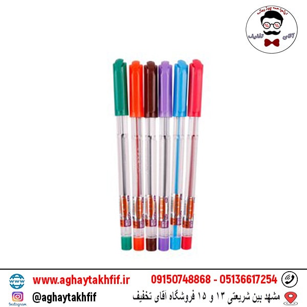 خودکار 6 رنگ سلنا