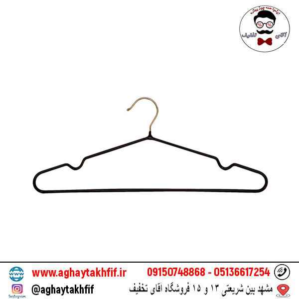 چوب لباسی 6 عددی روکش دار