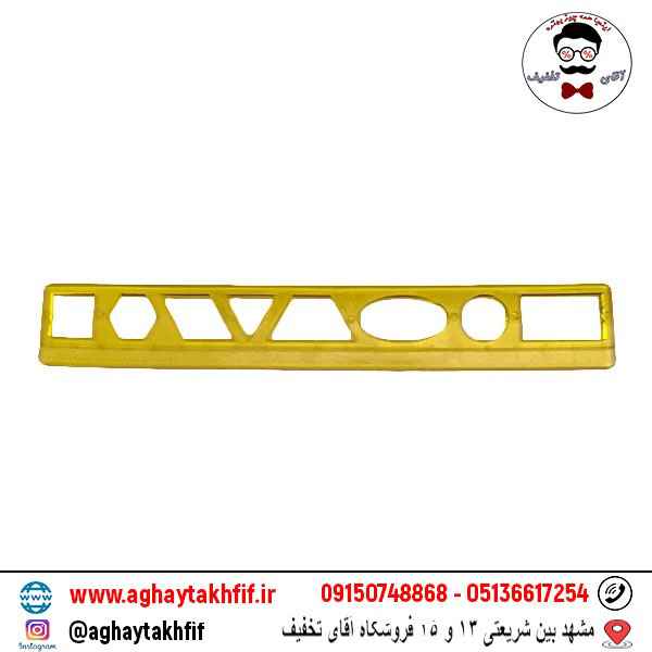 خط کش ژله ای شابلون دار