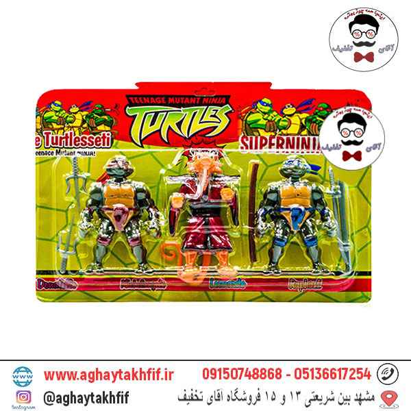 فیگور ۳ عددی لاکپشت های نینجا آتا تویز