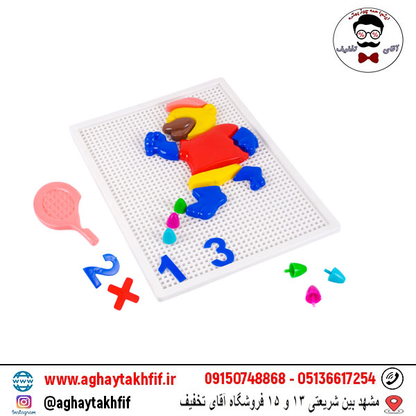 بازی آموزشی سوزنی موزاییک