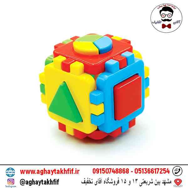 پازل کیوب توری 2 عددی